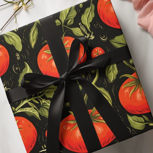 Tomatenpatroon Cadeaupapier
