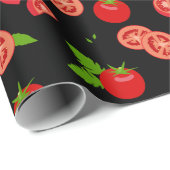 Tomatenpatroon Leuke sappige tomaten Cadeaupapier (Rol Hoek)