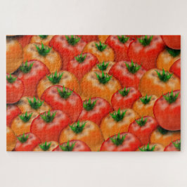 Tomatenpatroon onmogelijke harde-uitdagingspaneel legpuzzel