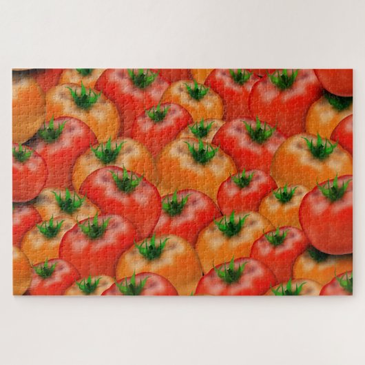 Tomatenpatroon onmogelijke harde-uitdagingspaneel legpuzzel (Horizontaal)