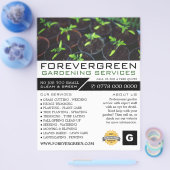 TomatenPlanten, tuinbouw, tuinbouwer Flyer (Enkel)