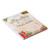 Tomatenpuree Leeg Notitieblok (Schuin)