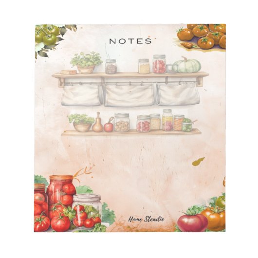 Tomatenpuree Leeg Notitieblok (Voorkant)
