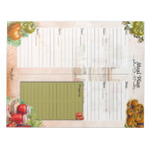 Tomatenpuree Maaltijdplanner Notitieblok (Voorkant)
