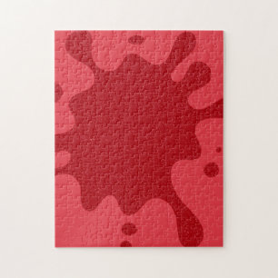Tomatenrode splash 252-delige puzzel -