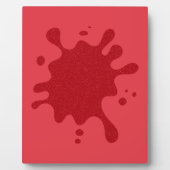 tomatenrode splash plaque fotoplaat (Voorkant)