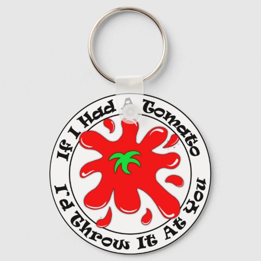 Tomatenronde-Sleutelhanger Sleutelhanger (Voorkant)