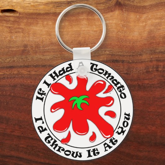 Tomatenronde-Sleutelhanger Sleutelhanger (Voorkant)
