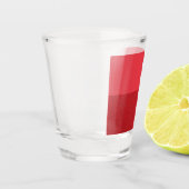 Tomatenrood Half-&-Half Shot Glas – (Links)