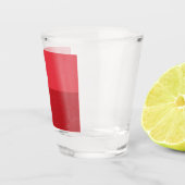 Tomatenrood Half-&-Half Shot Glas – (Rechts)