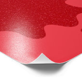 Tomatenrood Spat Custom Poster Print (Hoek)