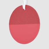 Tomatenrood split-finish acryl Ornament (op maat) (voorkant)