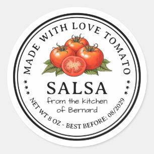 Tomatensalsa Conserve Etiket