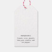 Tomatensalsa etiket cadeaulabel (Achterkant)