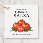 Tomatensalsa-label Bedankjes Labels (Voorkant)