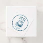 Tomatensalsa op maat gemaakte kleuren bedankjes labels (In situ)