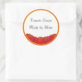 Tomatensaus Custom inblikken etiketten (Tas)