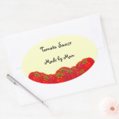 Tomatensaus Custom inblikken etiketten (Envelop)