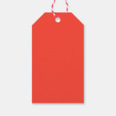 Tomatensaus Etiket met rode tomaat Cadeaulabel (Achterkant)