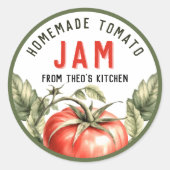 Tomatensaus in vintage stijl met eigen label (Voorkant)