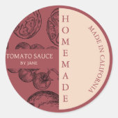 Tomatensaus Modern Business Label (Voorkant)