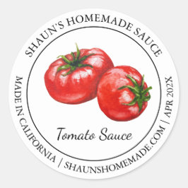 Tomatensaus Modern label