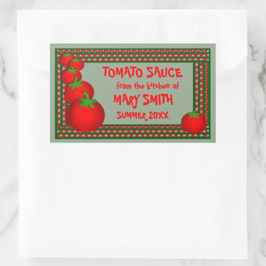 Tomatensaus of Marinara aangepaste etiketten (Tas)