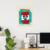 Tomatensaus Poster Wall Art (Thuiskantoor)
