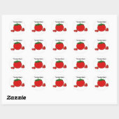 Tomatensaus Ronde Sticker (Vel)
