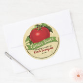 Tomatensaus salsa gepersonaliseerd inblikken label (Envelop)