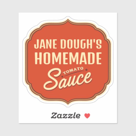 tomatensaus sticker (Vel)