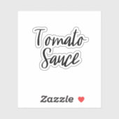 Tomatensaus Sticker opslag (Vel)