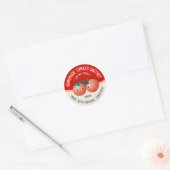 Tomatensaus Sticker voor je zelfgemaakte recepten (Envelop)