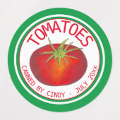 tomatensaus tomaten groenten, blik in blik op labels (Design 1)