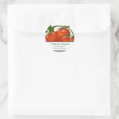 Tomatensaus tomaten ronde sticker (Tas)