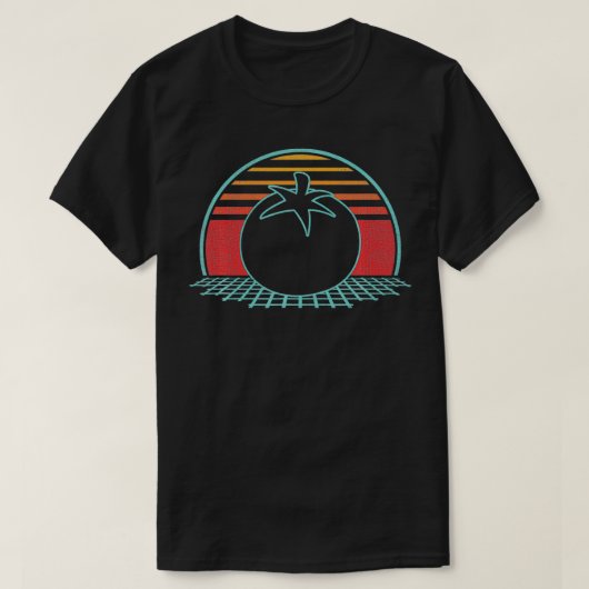 Tomatensegelaar, Vintage 80s stijl T-shirt (Design voorkant)