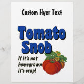 Tomatensnob Custom Flyer (Voorkant)
