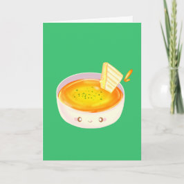 Tomatensoep en broodje met gegrilde kaas kaart