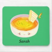 Tomatensoep en broodje met gegrilde kaas muismat (Voorkant)