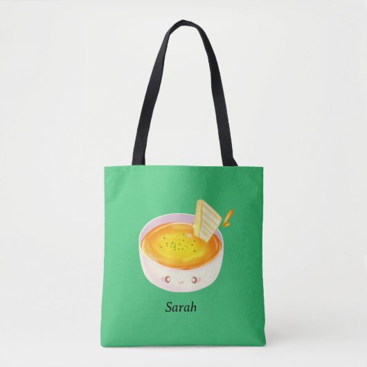Tomatensoep en broodje met gegrilde kaas tote bag (Voorkant)