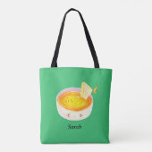 Tomatensoep en broodje met gegrilde kaas tote bag (Achterkant)