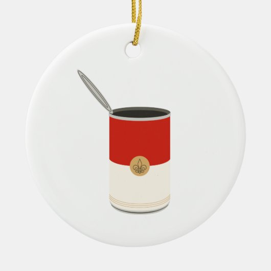 Tomatensoep Keramisch Ornament (Voorkant)