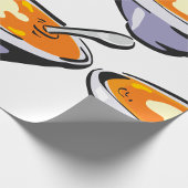 Tomatensoep met lepel cadeaupapier