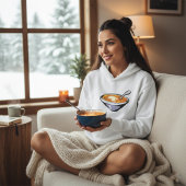 Tomatensoep met lepel hoodie