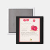 Tomatensoep recept magneet (Voorkant / Achterkant)