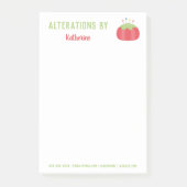 Tomatenspeldenkussen: handleiding voor het naaien post-it® notes (Voorkant)