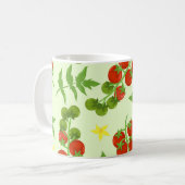 Tomatentango: groentedruk koffiemok (Voorkant links)