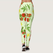 Tomatentango:  groentedruk leggings (Achterkant)