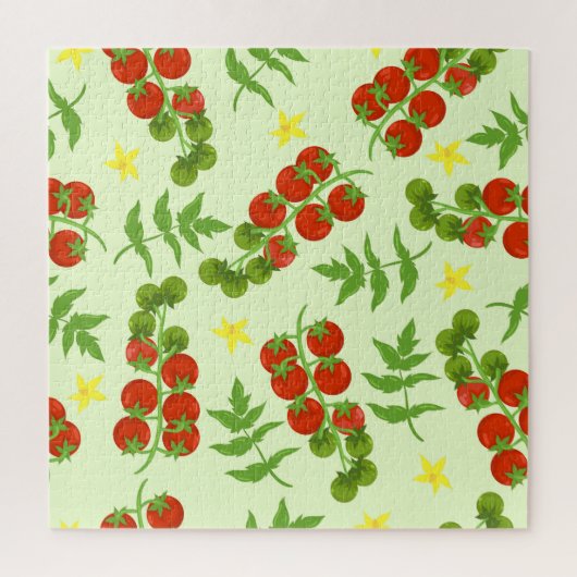 Tomatentango: groentedruk legpuzzel (Verticaal)
