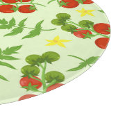 Tomatentango:  groentedruk snijplank (Hoek)